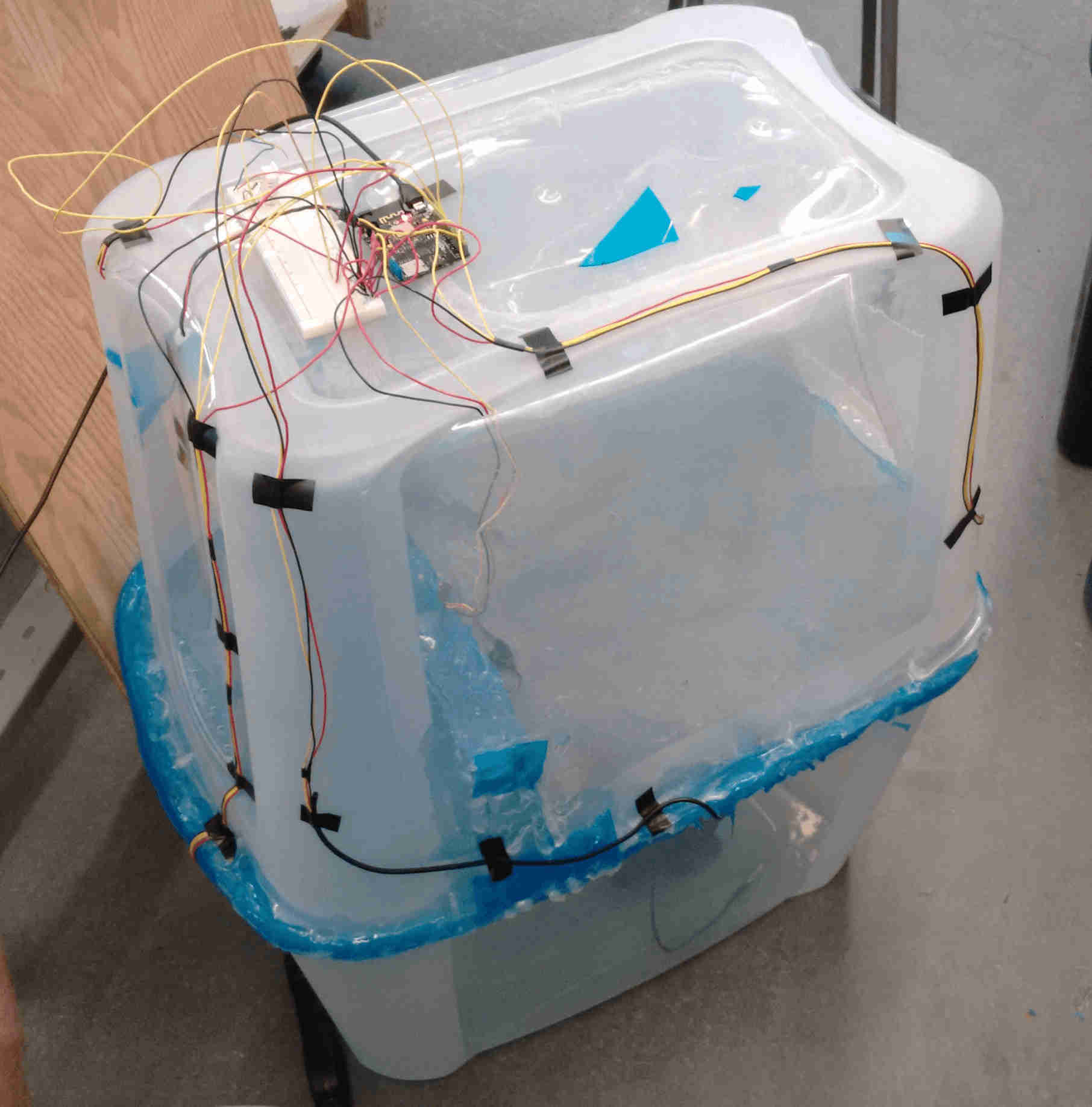 Fig 2: Sensor wiring of Mars hydroponic system